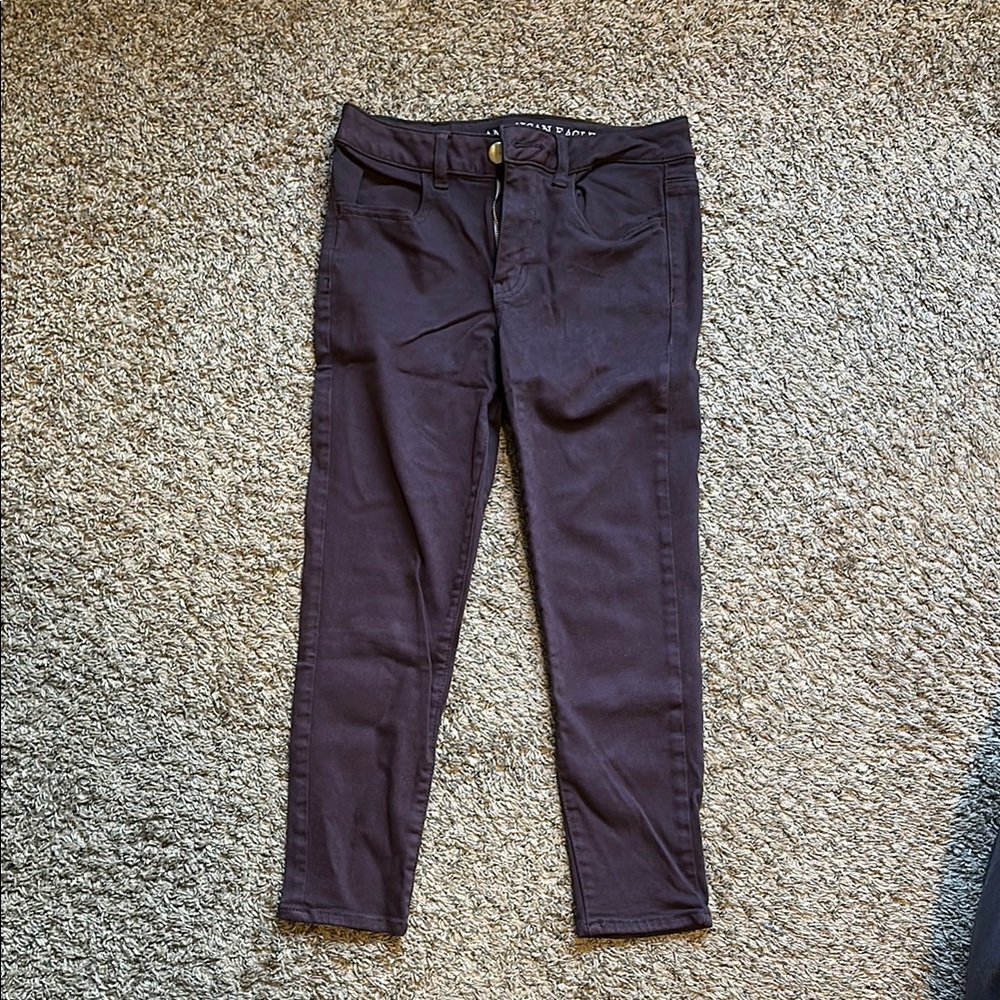 American Eagle Women's Dark Purple Jeans